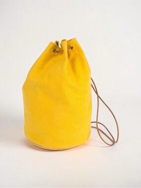 Hermes Polochon Mimile Canvas Backpack